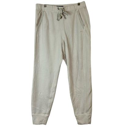 Abercrombie & Fitch Women’s Soft Fleece Jogger Pants Cream Size XL EUC Comfy