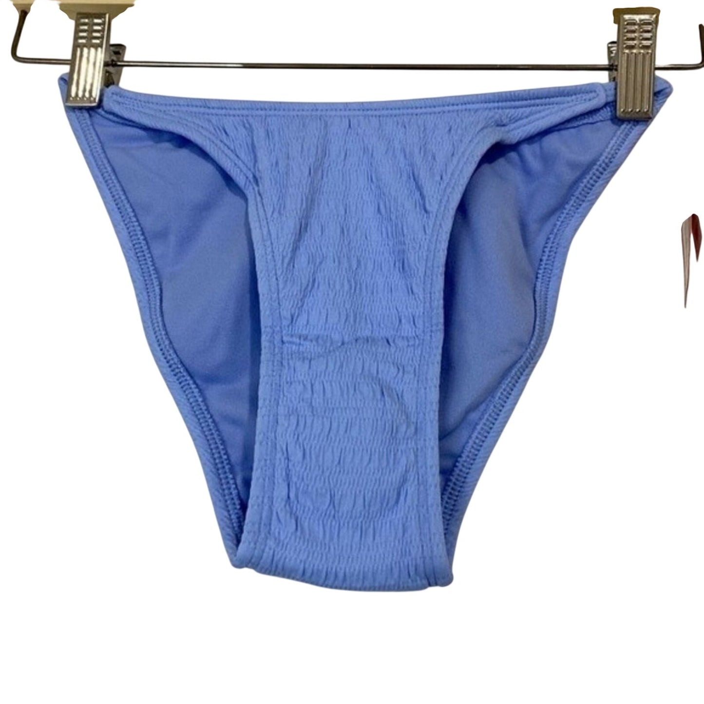 Xhilaration Women's Blue High Leg Scoop Waist Bikini Bottom Size Small NWT