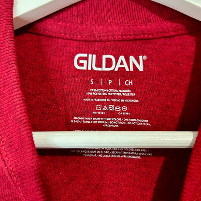 Winnie the Pooh Women's Short Sleeve Graphic T-Shirt Red Size Small EUC Cute