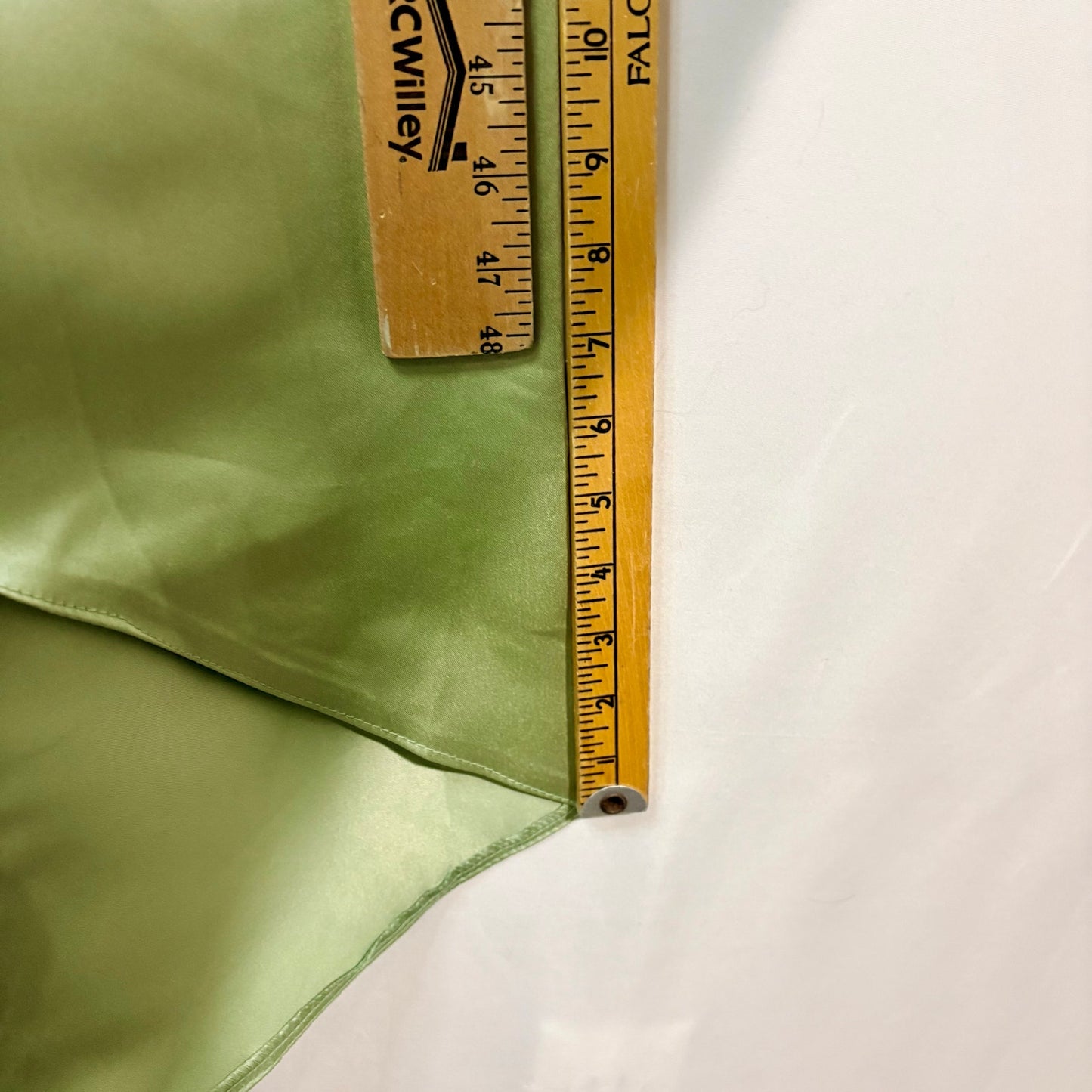 Miss Veil Hi Low Gown Dress Flower Detail Scoop Neck Formal Green Small NWT