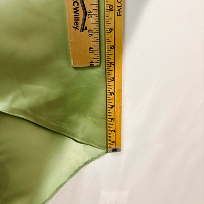 Miss Veil Hi Low Gown Dress Flower Detail Scoop Neck Formal Green Small NWT