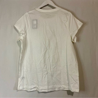 Universal Thread Women’s Strike a Pose Artist Short Sleeve Graphic Tee White NWT