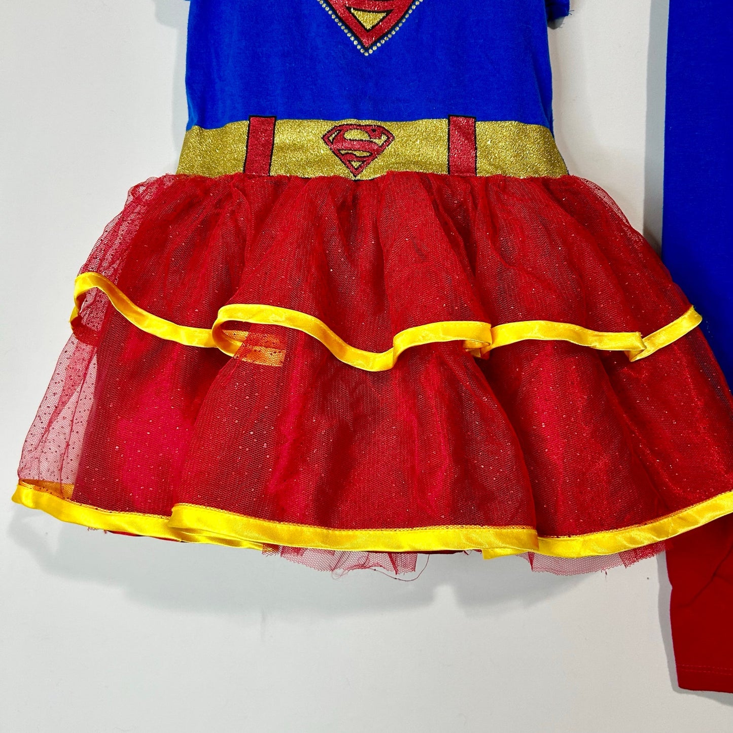 DC Comics Justice League Girls Supergirl Costume 4-Piece Outfit Set Size 3T FLAW