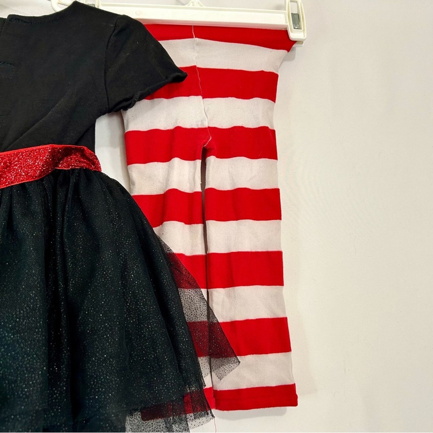Dr. Seuss Toddler Girl Cat in the Hat Costume Outfit Red Black Size 2-4T EUC