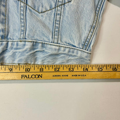 Abercrombie & Fitch Women’s Cropped Denim Jacket Light Blue Size Small NWT Zip Up