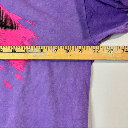 Red Hot Chili Peppers Unisex Smeared Lipstick Graphic T-Shirt Purple Size XL New