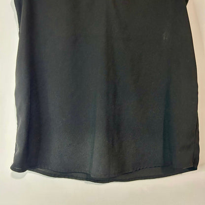 Daniel Rainn Women’s Sleeveless V-Neck Blouse Black Size XS EUC Polyester Workwear Casual Top