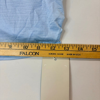 Halara Women’s Sleeveless Crisscross Back Cropped Tank Top Light Blue Size XS NWT Athletic