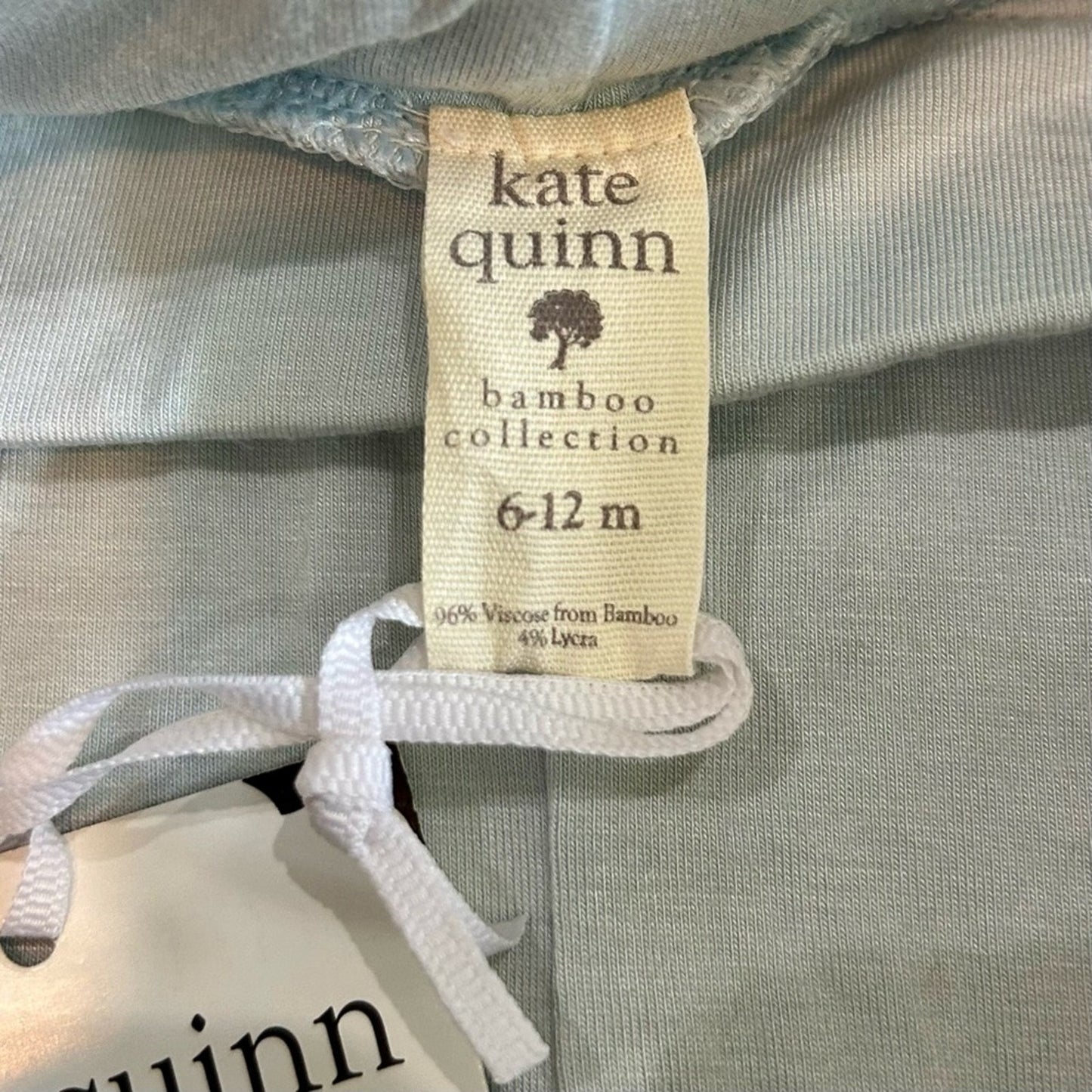 Kate Quinn Infant Girls Bamboo Collection Pants Light Blue Size 6-12 M NWT Cute