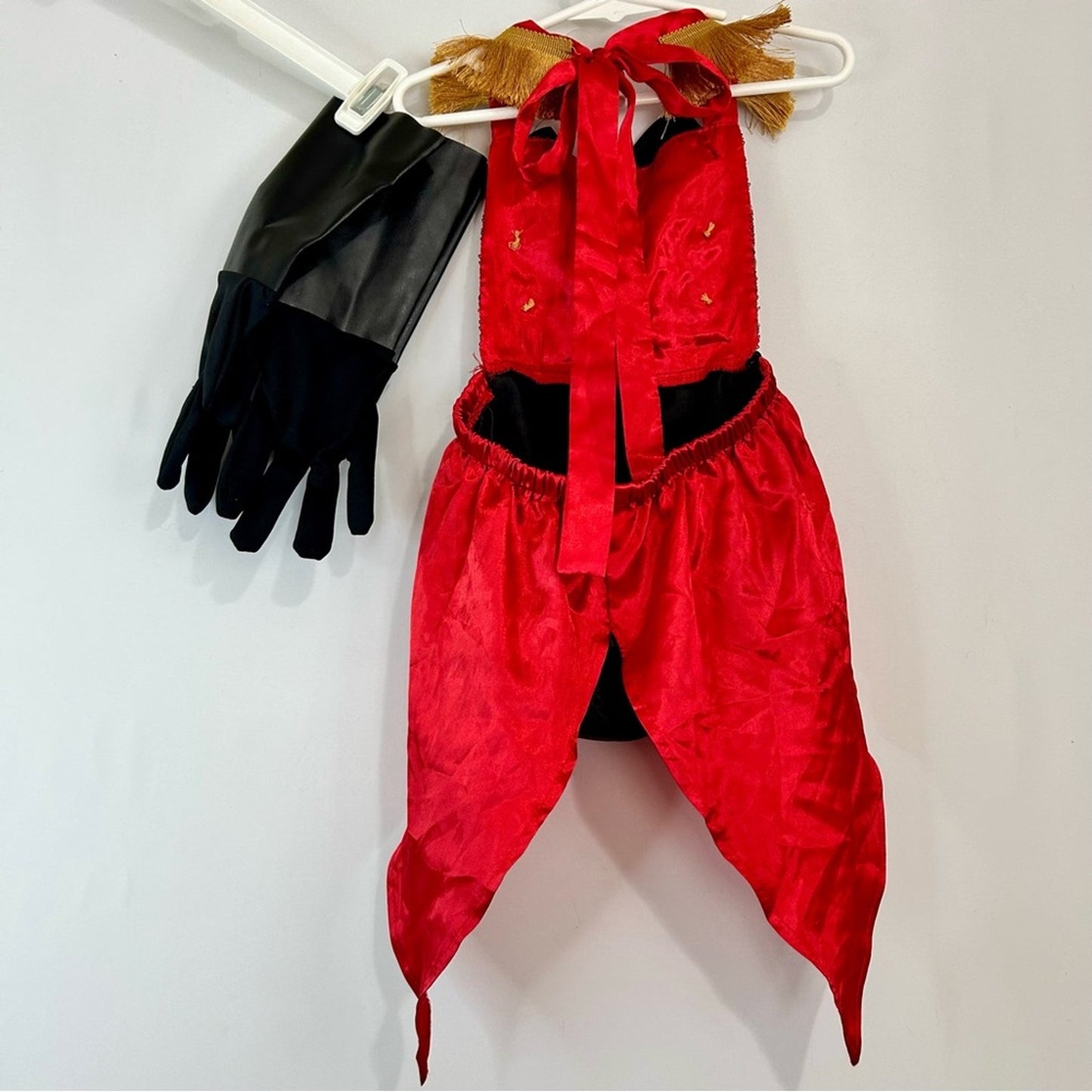 Iefiel Toddler Girl Ringmaster Circus Leader Costume Red Black Size 18-24 M EUC