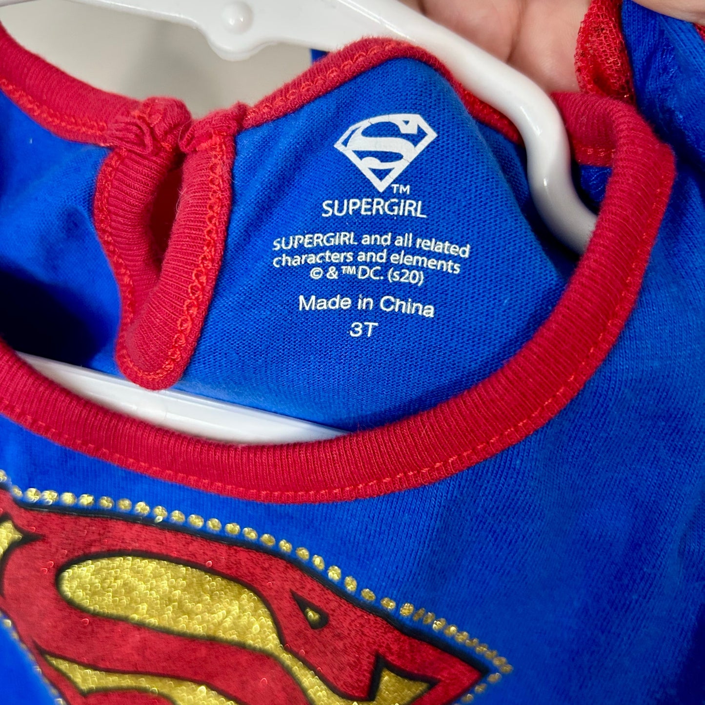 DC Comics Justice League Girls Supergirl Costume 4-Piece Outfit Set Size 3T FLAW